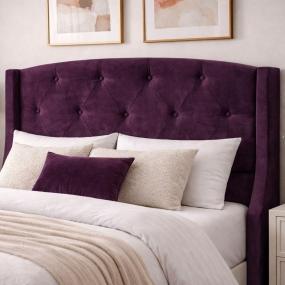 CABECERA KING SIZE DICASA ZEFYR COLOR MORADO