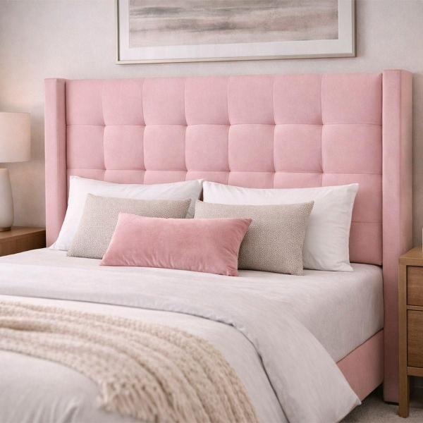 CABECERA QUEEN SIZE DICASA TITAN COLOR ROSA