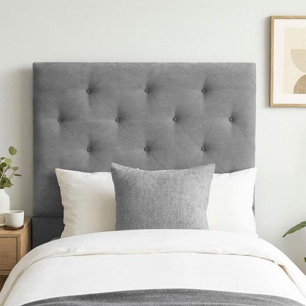 CABECERA KING SIZE DICASA IKKI COLOR GRIS OSCURO