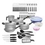 Batería de Cocina Tramontina Linz, 50pzs.