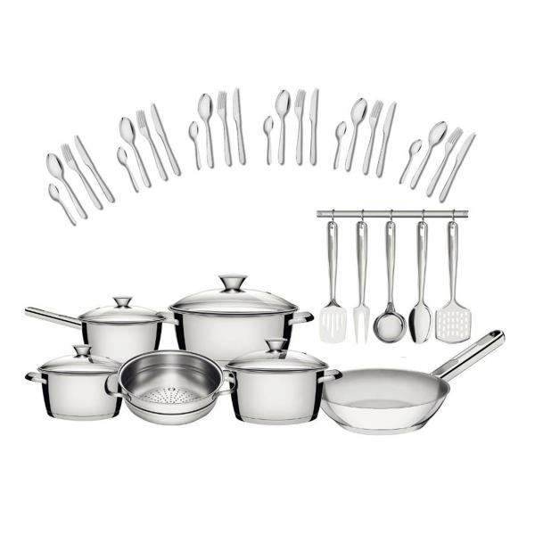 Bateria de Cocina Tramontina Allegra, 40pzs.