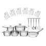 Bateria de Cocina Tramontina Allegra, 40pzs.