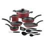 Batería de cocina Tramontina Ankara, Rojo 12pzs