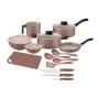 Bateria de Cocina Tramontina Linz Mokaccino, 16pzs.