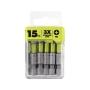 JUEGO DE PUNTAS DE IMPACTO PHILLIPS PH2 DE 2 IN 15 PIEZAS