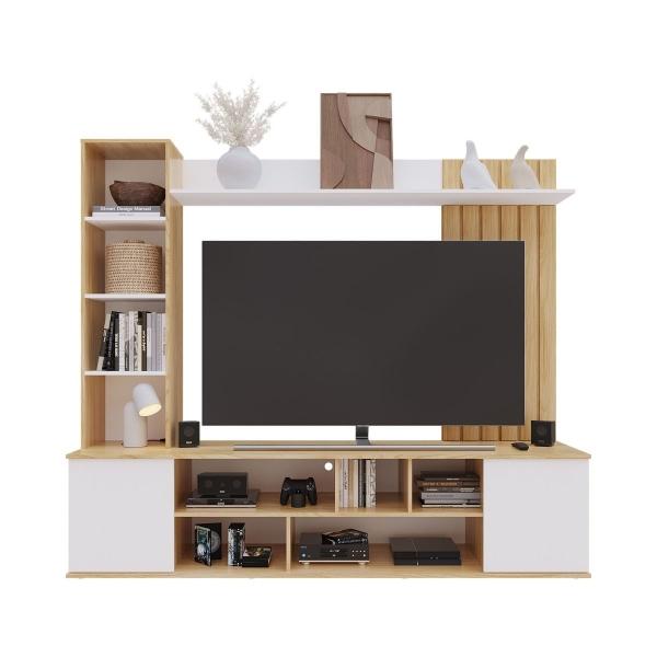 CENTRO DE ENTRETENIMIENTO HILTON MARCA MADERKIT PARA TV HASTA 65"