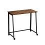 Escritorio Plegable con Ruedas y Patas Ajustables Vintage