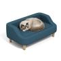 Sofá Cama para Mascotas con cojín extraíble Azul