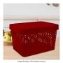 CAJA 17 LITROS PARIS CON TAPA ROJA