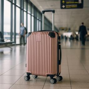 MALETA DE MANO VIAJE RÍGIDA CON RUEDAS 10KG COLOR ROSA