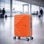 MALETA DE CABINA RÍGIDA CON RUEDAS 10 KG COLOR NARANJA
