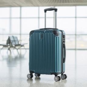 MALETA DE MANO VIAJE RÍGIDA CON RUEDAS 10KG COLOR AZUL