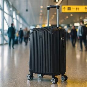 MALETA DE MANO VIAJE RÍGIDA CON RUEDAS 10KG COLOR NEGRO