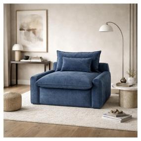 Sillón Individual Pit Color Azul Marino