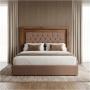Cabecera King Size Bordeaux Color Parota