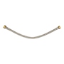 MANGUERA FLEXIBLE PARA AGUA DE ACERO 0.6M 3/4"