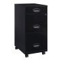 ARCHIVERO 3 CAJONES NEGRO