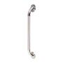 AGARRADERA RECTA REACTIV PARA BAÑO DE ACERO MOLETEADO 18", CROMADA
