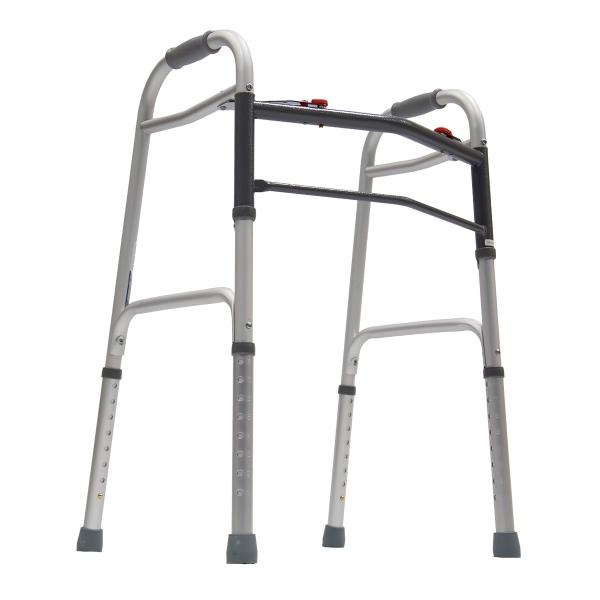 ANDADERA REACTIV PREMIUM DE ALUMINIO, PLEGABLE, COLOR GRIS