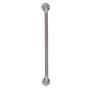 AGARRADERA RECTA REACTIV PARA BAÑO DE ACERO MOLETEADO 24", CROMADA R213114