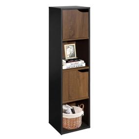 LIBREROS LATA NEGRO 29 X 31 X 120 CM