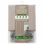 CORTINA PARA REGADERA 180X180CM 100% POLIESTER RECICLADO COLOR BEIGE