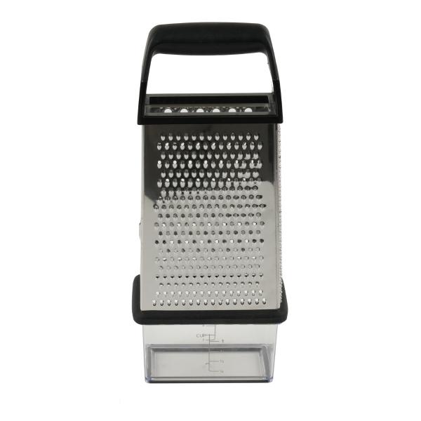RALLADOR DE QUESO CON CONTENEDOR ACERO INOX