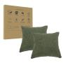 DOS COJINES 45x45 VERDE EMPACADO AL VACIO