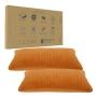 DOS COJINES 30x60 NARANJA EMPACADO AL VACIO
