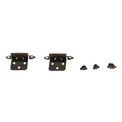 BISAGRA PARCHE DE 7 X 5.3 CM CAFÉ 2 PIEZAS