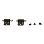BISAGRA PARCHE DE 7 X 5.3 CM CAFÉ 2 PIEZAS