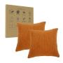 DOS COJINES 60x60 NARANJA EMPACADO AL VACIO