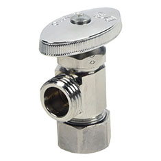 VÁLVULA ANGULAR 1/2" X 1/2" DE LATÓN