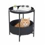 MESA AUXILIAR NIRIT NEGRO 40 X 40 X 48 CM