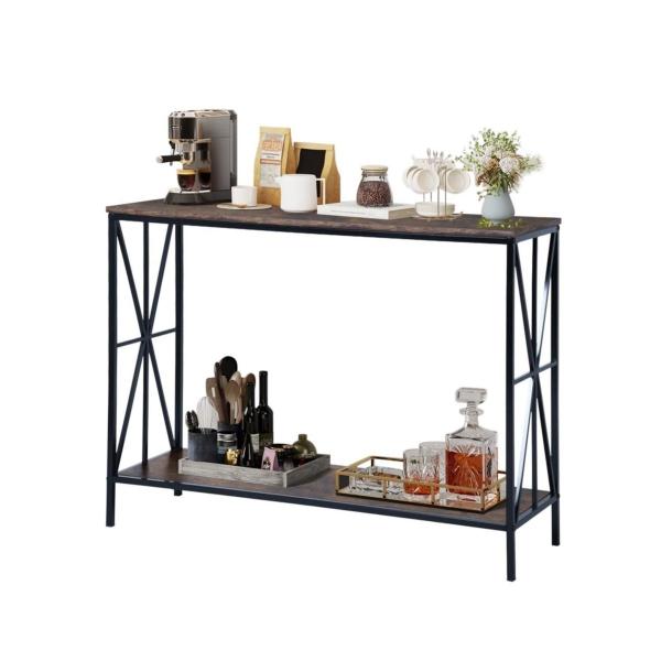 MESA MULTIUSOS NAVIN MARRÓN 30 X 100 X 77.5 CM
