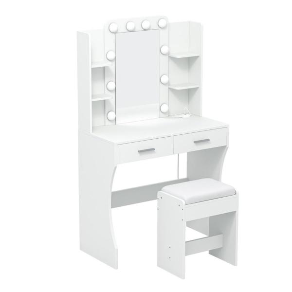 TOCADORES FLOOCA BLANCO 80 X 40 X 131 CM