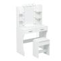 TOCADORES FLOOCA BLANCO 80 X 40 X 131 CM