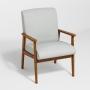SILLÓN INDIVIDUAL BRUQAX BEIGE 60 X 62 X 87.5 CM