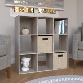 ORGANIZADOR MULTIFUNCIONAL 9 CUBOS 90 X 90 X 30 CM MELAMINA GREIGE