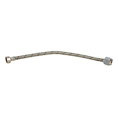 MANGUERA FLEXIBLE PARA AGUA DE ACERO 0.4M 1/2"
