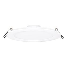 LUMINARIO DE TECHO EMPOTRABLE LED REDONDO 12 W BLANCO LUZ NEUTRA USO INTERIOR