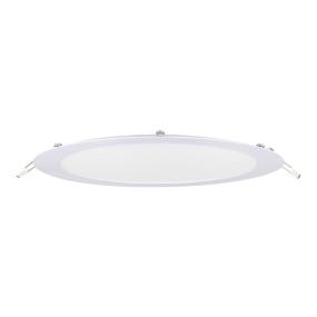 LUMINARIO DE TECHO EMPOTRABLE LED REDONDO 18 W BLANCO LUZ CÁLIDA USO INTERIOR