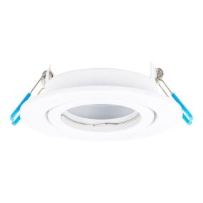 LUMINARIO DE TECHO EMPOTRABLE TECH ORIENTABLE MR16 REDONDO 8 W BLANCO USO INTERIOR