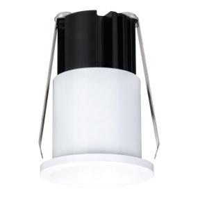 LUMINARIO DE TECHO EMPOTRABLE LED REDONDO 3 W BLANCO LUZ CÁLIDA USO INTERIOR