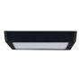LUMINARIO DE TECHO SOBREPUESTO LED CUADRADO 18 W NEGRO LUZ CÁLIDA USO INTERIOR