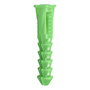 ANCLA DE EXPANSIÓN DE PLÁSTICO 1 1/2 PULGADA VERDE .001 KG 50 PIEZAS