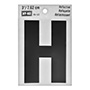 LETRA "H" NEGRA DE 7.62 X 6.3 CM