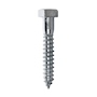 TORNILLOS CABEZA HEXAGONAL ACERO ZINCADO 1/2 X 2-1/2 MADERA CAJA DE 50 PIEZAS