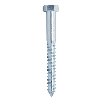25 TORNILLOS HEXAGONAL PARA MARA 1/2 X 4 1/2 PULGADAS PLATA