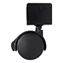 RODAJA TWIN DE NYLON "U" CON FRENO 4 CM NEGRO